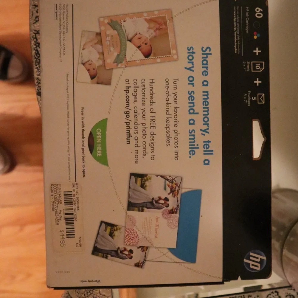 HP Advanced Glossy photo paper